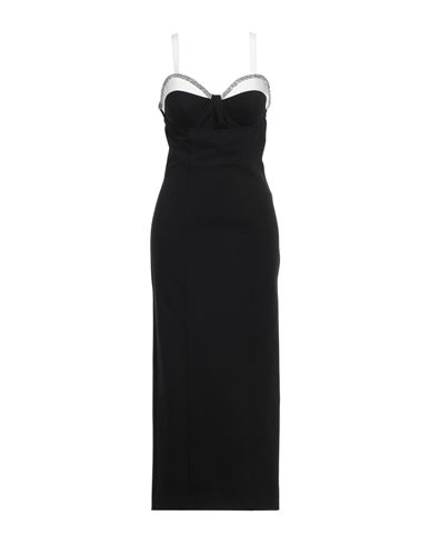 Gaelle Paris Gaëlle Paris Woman Maxi Dress Black Size 10 Rayon, Polyamide, Elastane In Black