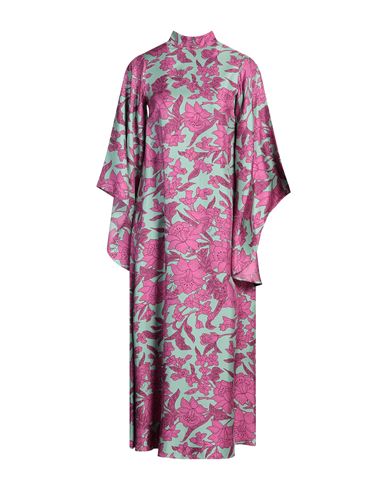 La Doublej La Double J Woman Midi Dress Light Green Size Xs Silk In Green