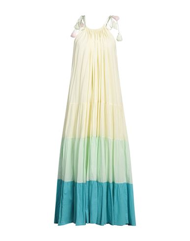 Vanessa Bruno Woman Maxi Dress Pastel Yellow Size L Cotton