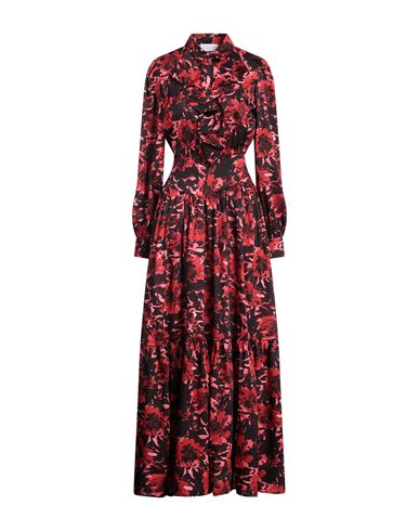 Gaelle Paris Gaëlle Paris Woman Maxi Dress Red Size 4 Polyester In Red