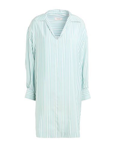 Agnona Woman Mini Dress Sage Green Size 10 Silk