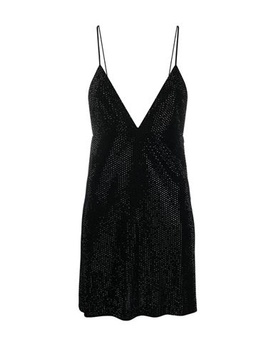 Dsquared2 Crystal-embellished Mini Dress Woman Mini dress Black Size XS Viscose