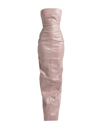 Rick Owens Woman Maxi Dress Antique Rose Size 2 Cotton, Elastomultiester, Rubber