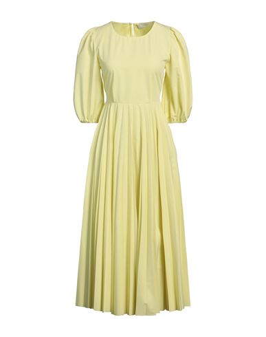 Beatrice B Beatrice .b Woman Midi Dress Yellow Size 10 Cotton, Polyester