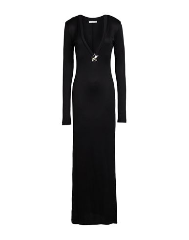 Area Woman Maxi Dress Black Size M Viscose, Elastane