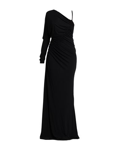 Pinko Woman Maxi Dress Black Size M Viscose In Black