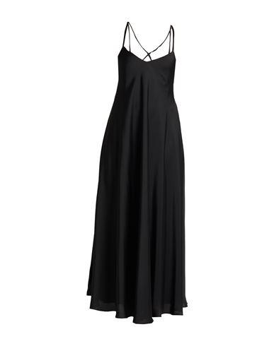 Hanita Woman Maxi Dress Black Size Xs Polyester In Black