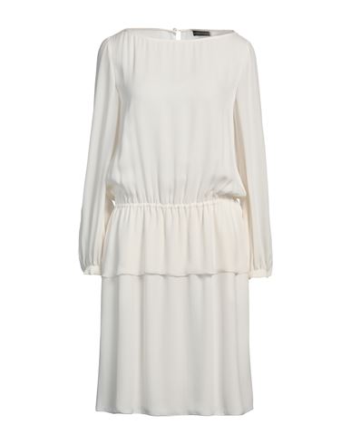 Emporio Armani Woman Midi Dress White Size 8 Silk