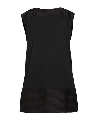 Alpha Studio Woman Mini Dress Black Size 6 Cotton, Elastane In Black