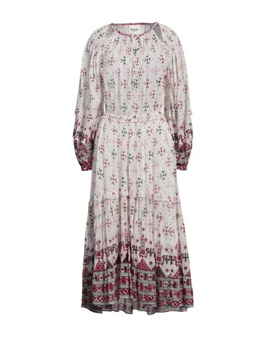 Isabel Marant Étoile Fratela-ge Print Long Sleeve Maxi Dress In White