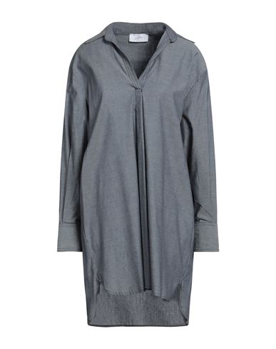 Soallure Woman Mini Dress Grey Size 8 Cotton In Grey