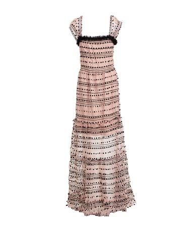 DOUBLE C DOUBLE C WOMAN MAXI DRESS PINK SIZE 10 POLYAMIDE, POLYESTER, ELASTANE 