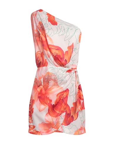 Imperial Woman Mini Dress Orange Size S Polyester In Orange