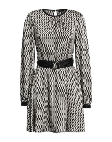 Liu •jo Woman Mini Dress Black Size 10 Polyester In Black