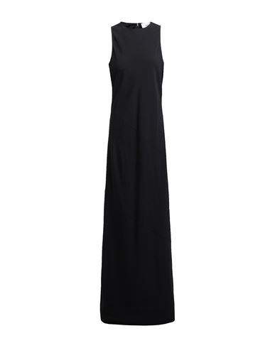 Shop Ami Alexandre Mattiussi Woman Maxi Dress Black Size 10 Acetate, Viscose