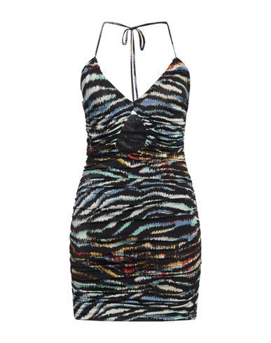 Shop Just Cavalli Woman Mini Dress Black Size 6 Viscose, Elastane