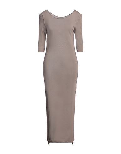 Soallure Woman Midi Dress Light Brown Size S Viscose, Polyamide In Beige