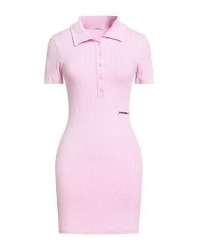 Hinnominate Woman Mini Dress Pink Size S Viscose, Elastane In Pink