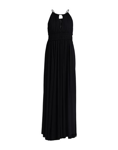 White Wise Woman Long Dress Black Size 2 Polyester In Black