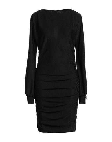 Shop Gaelle Paris Gaëlle Paris Noir Woman Mini Dress Black Size 10 Polyamide, Polyester, Elastane