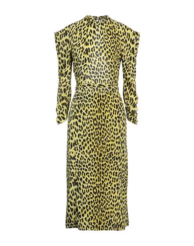 Midi-Kleid Damen Gelb M,S,XS,XXS Damen