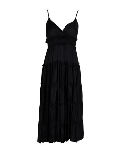 Vestido midi Mujer Negro XL Mujer