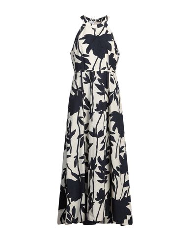 Brunello Cucinelli Floral-print Sleeveless Dress In White