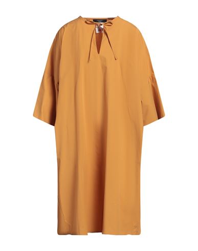 Weekend Max Mara Woman Midi Dress Marigold Size 10 Cotton