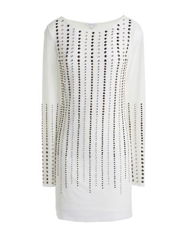 Patrizia Pepe Woman Mini Dress Ivory Size 3 Polyester, Elastane In White
