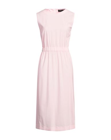 Shop Fabiana Filippi Woman Midi Dress Pink Size 10 Virgin Wool, Polyamide, Elastane