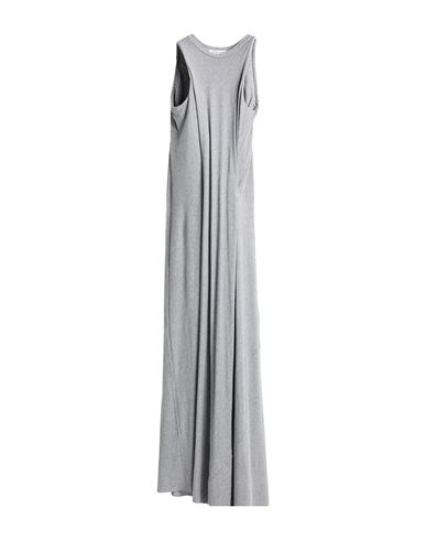 Shop Victoria Beckham Woman Maxi Dress Grey Size 8 Cotton