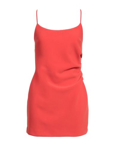 Bec & Bridge Woman Mini Dress Tomato Red Size 8 Polyester, Elastane In Tomato Red