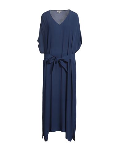 Camicettasnob Woman Maxi Dress Navy Size 8 Viscose