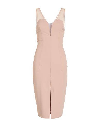 Elisabetta Franchi Woman Midi Dress Blush Size 4 Polyamide, Elastane In Pink