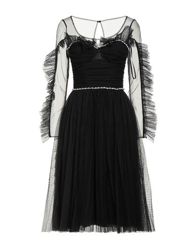 Midi-Kleid Damen Schwarz 34 Damen