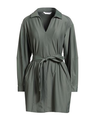 Max Mara Leisure Woman Mini Dress Dark Green Size L Polyamide, Elastane