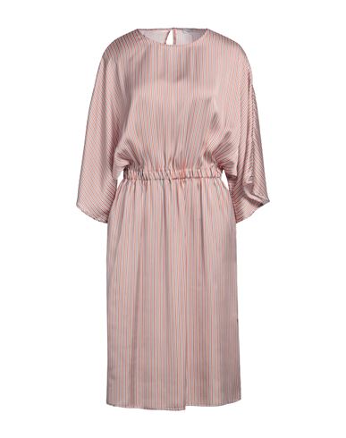 Shop Peserico Easy Woman Midi Dress Blush Size 6 Polyester In Pink