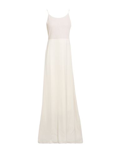 Peserico Woman Maxi Dress Beige Size 6 Viscose, Cotton, Polyester, Metallic Fiber In Beige