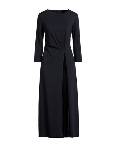 Weekend Max Mara Woman Midi Dress Navy Size S Lyocell, Polyamide, Elastane, Polyester