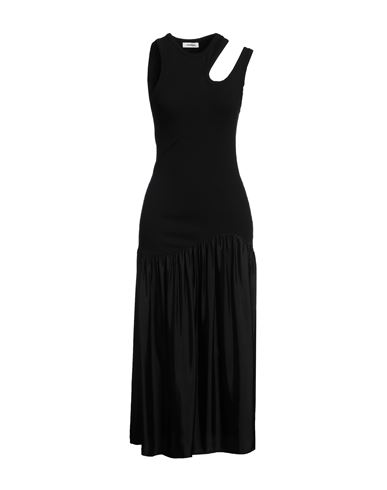 Sandro Lane Cut Out Maxi Dress In White