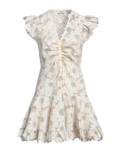 Mini-Kleid Damen Elfenbein 32 Damen
