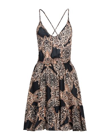 Changit Woman Mini Dress Sand Size 10 Viscose In Beige