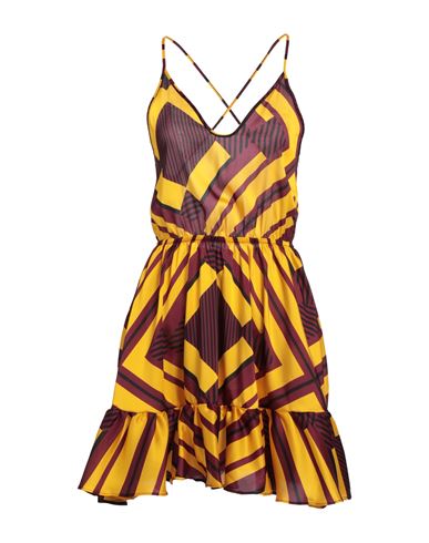 Changit Woman Mini Dress Yellow Size 10 Polyester In Yellow