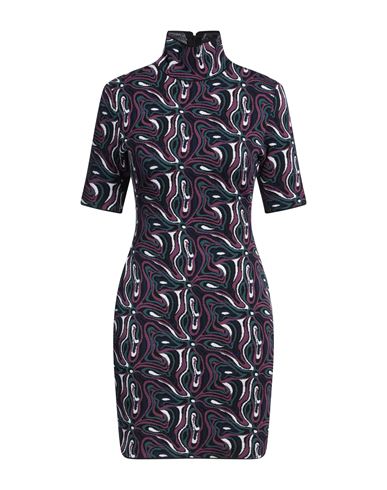 Pucci Woman Mini Dress Black Size L Polyamide In Black