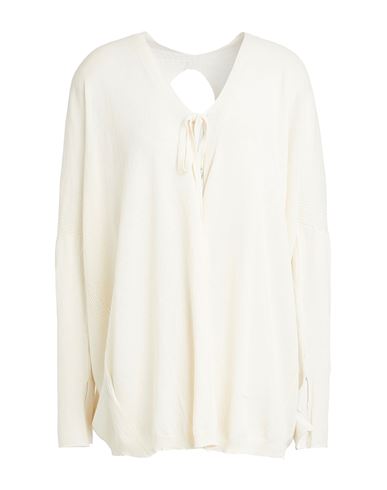 Masnada Woman Sweater Ivory Size S Cotton In White