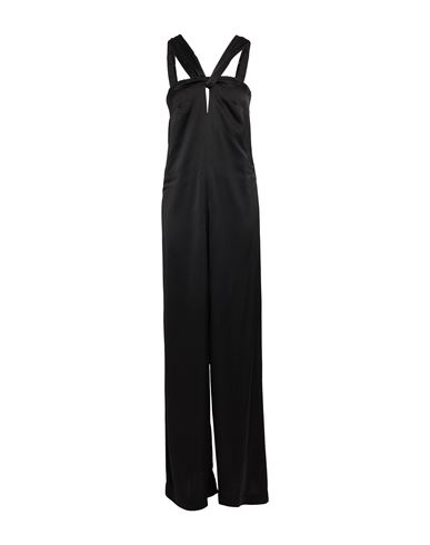 Ottod'ame Woman Jumpsuit Black Size 12 Viscose In Black