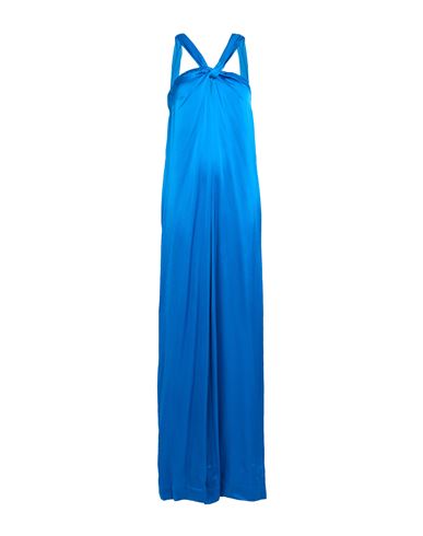Ottod'ame Woman Jumpsuit Bright Blue Size 10 Viscose In Blue