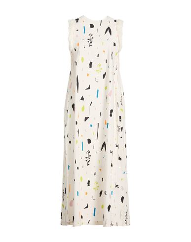 Maxi-Kleid Damen Elfenbein 34 Damen