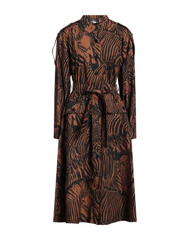 WEEKEND MAX MARA WEEKEND MAX MARA WOMAN MIDI DRESS BROWN SIZE 12 COTTON