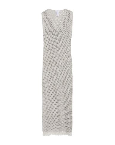 Marysia Woman Midi Dress Silver Size M Viscose, Nylon, Metallic Polyester